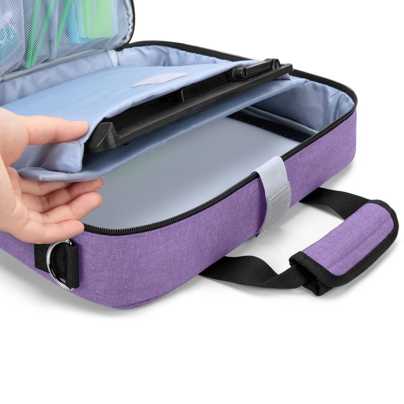 LUXJA Carrying Bag for A4 Light Pad and Diamond Painting Tools, Protective Case for Diamond Painting Light Box and Accessories (Fits for A4 Light Pad), Purple (Bag Only) - Image 3